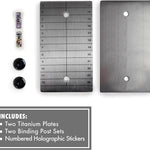ColdTi: Cryptocurrency Seed Storage (Double Plate)