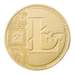 Metal Novelty Cryptocurrency Crypto Physical Commemorative Coin