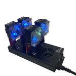 Bitcoin Merch® 4 x GekkoScience COMPAC F with Fan Upgrade + 10-Port USB Hub - COMBO Up to 1.4+TH/s
