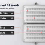 ELLIPAL Mnemonic Metal Seed Key Phrase Backup